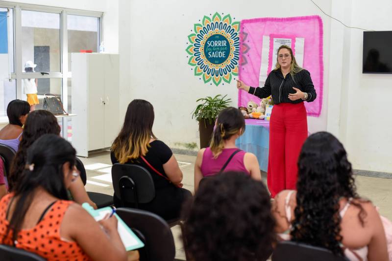 CRAS Estrela promove oficina de planejamento familiar para gestantes de Ananindeua