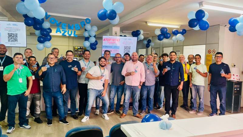 Servidores receberam ação do Novembro Azul na SEGEF.