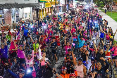 Galeria: Ciclotur com saída e chegada da praça da Bíblia na Cidade Nova