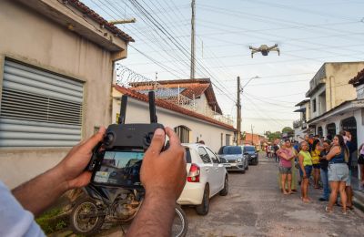 Galeria: Voo inaugural para estudo de Regularização Fundiária na passagem Antônio Pool no bairro Centro