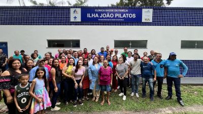 Clínica Saúde da Família Ilha João Pilatos é inaugurada pela Prefeitura de Ananindeua