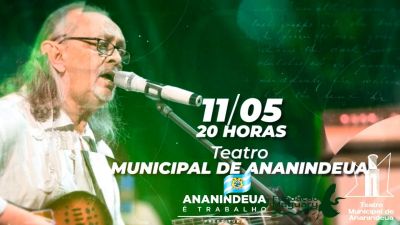 Teatro Municipal de Ananindeua divulga programação com shows, curtas e espetáculos musicais na primeira quinzena de maio