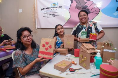 Elas aprenderam, criaram e floresceram: curso de artesanato encerra com entrega de certificados e celebração do Dia das Mães