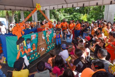 Crianças, famílias e profissionais se unem no Parque de Ananindeua em ação especial da campanha “Faça Bonito”