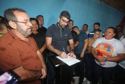 Prefeitura de Ananindeua assina ordem de serviço para início do Sistema de Saneamento Integrado no bairro do Icuí Laranjeiras