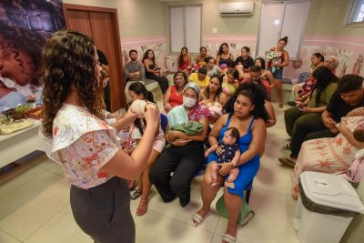 Prefeitura realiza ação sobre amamentação na Maternidade Sagrada Família de Ananindeua