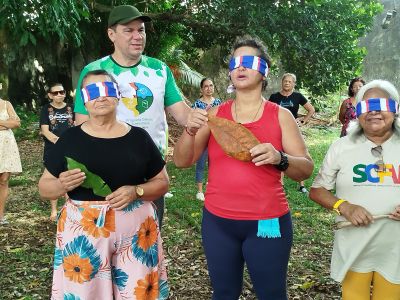 Idosos atendidos pelo CRAS Daniel Reis participam do programa ambiental da SEMA