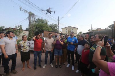 Prefeitura de Ananindeua inicia estudos de Regularização Fundiária na comunidade Sagrada Família, no Aurá