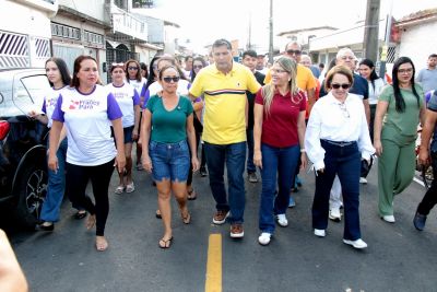 Prefeitura de Ananindeua entrega três novas vias pavimentadas no bairro do Paar
