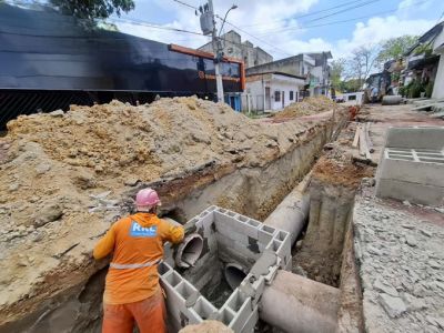 Obra de drenagem avança na WE 34, no Conjunto Cidade Nova 8