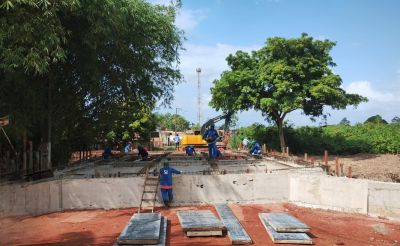 Ponte Santa Clara ganha forma e muda a rotina entre Icuí e 40 Horas