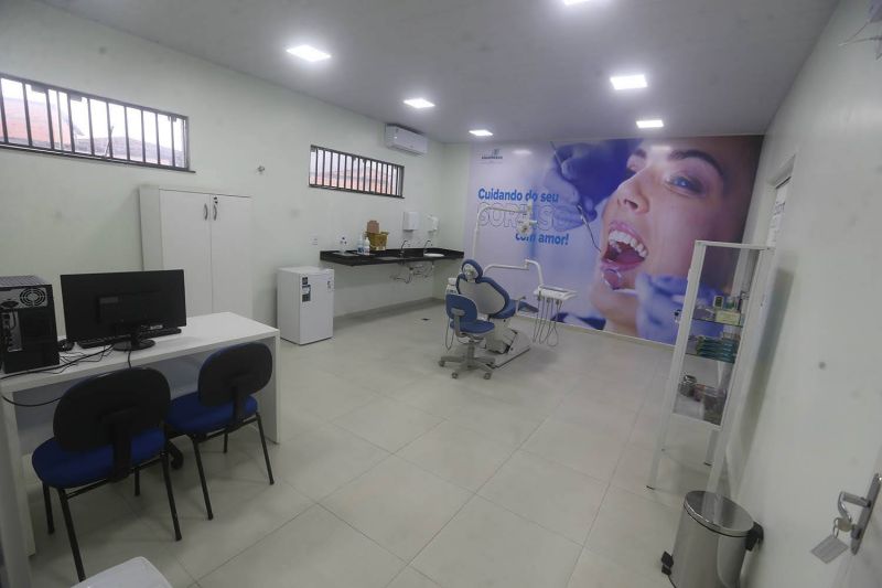 Imagens da Clinica Saúde da Família na comunidade Pedreirinha