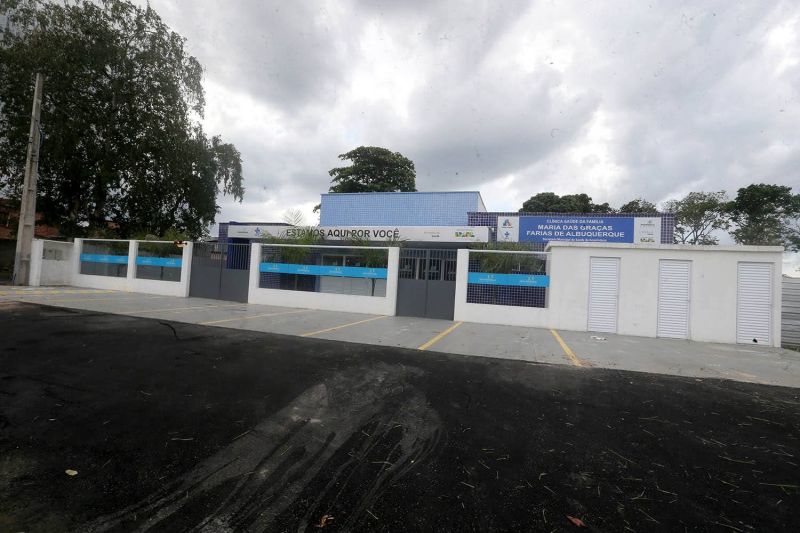 Imagens da Clinica Saúde da Família na comunidade Pedreirinha