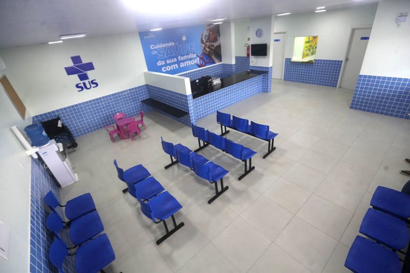 Imagens da Clinica Saúde da Família na comunidade Pedreirinha