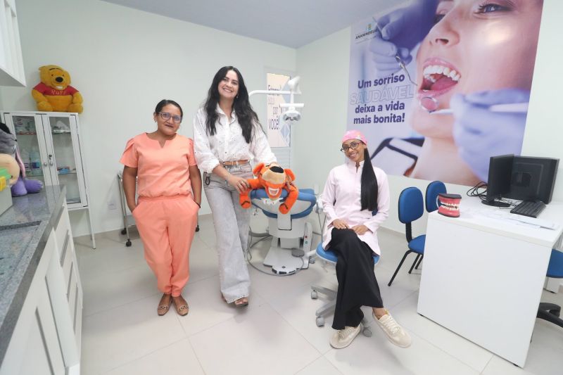 Inauguração da Clínica Saúde da Família Floresta Park na rua dos Ipês