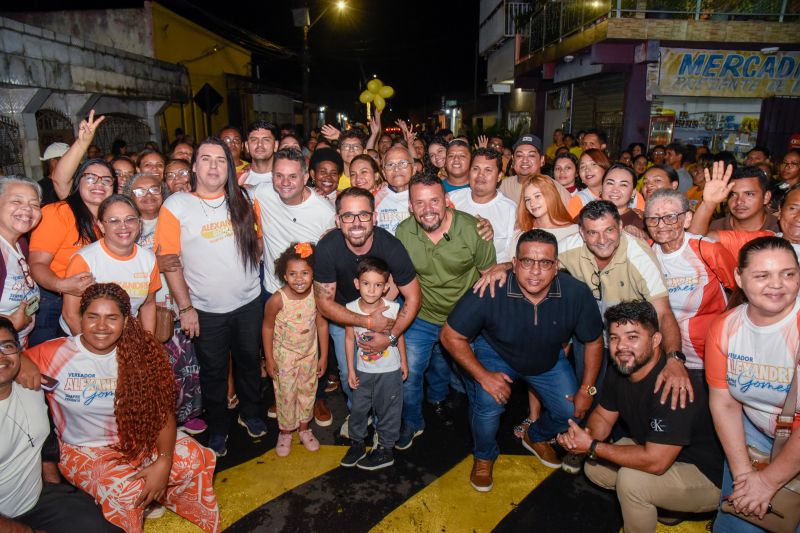 Inauguração Asfáltica no conjunto Saint Cleir Passarinho no bairro 40 Horas