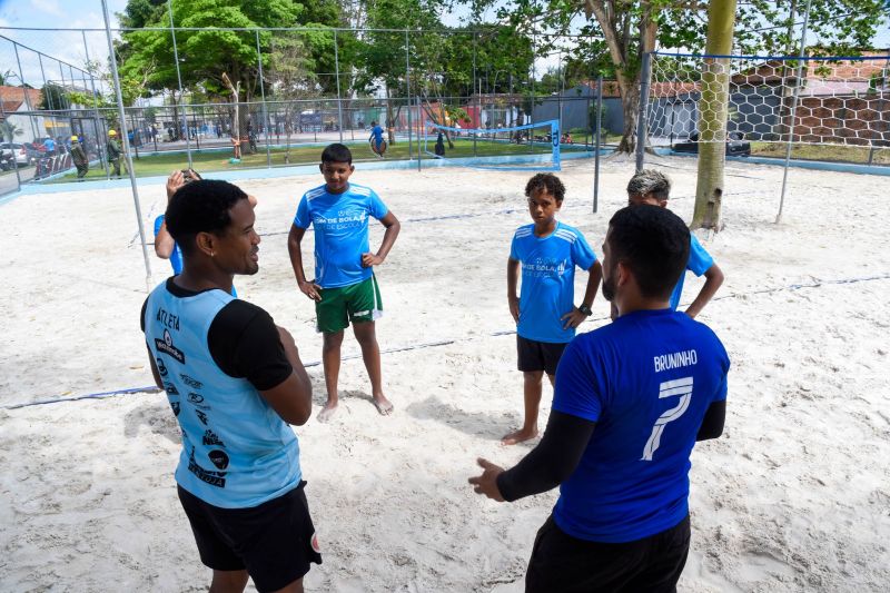 Projeto esporte nas férias no parque Zona Sul