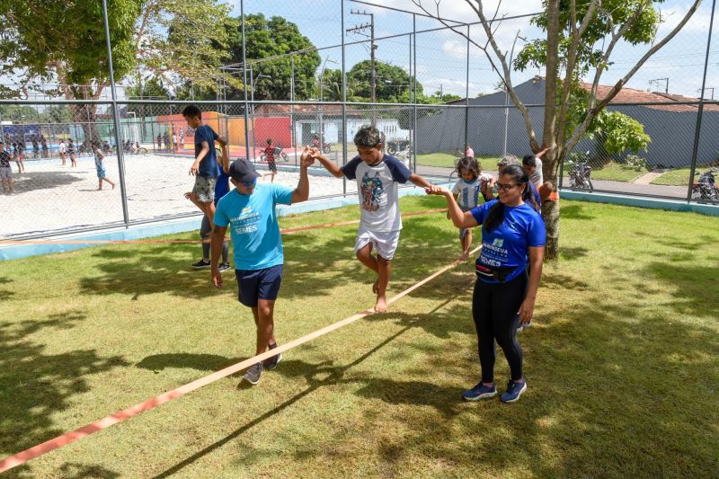 Projeto esporte nas férias no parque Zona Sul