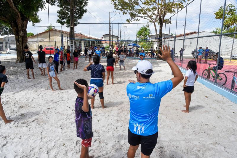 Projeto esporte nas férias no parque Zona Sul