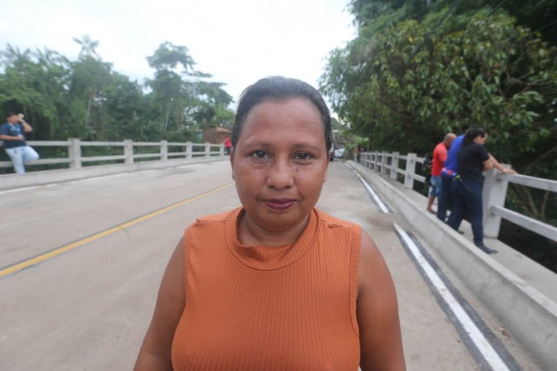 Inauguração da nova ponte da passagem Santa Clara no bairro 40 Horas