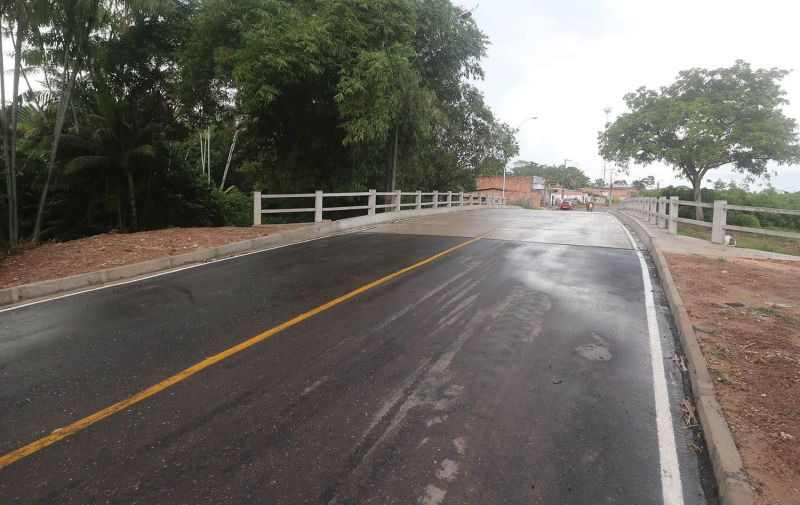 Inauguração da nova ponte da passagem Santa Clara no bairro 40 Horas