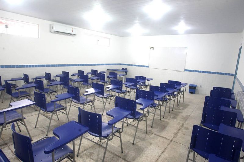 Escola Municipal São Paulo toda reformada no bairro Jaderlândia