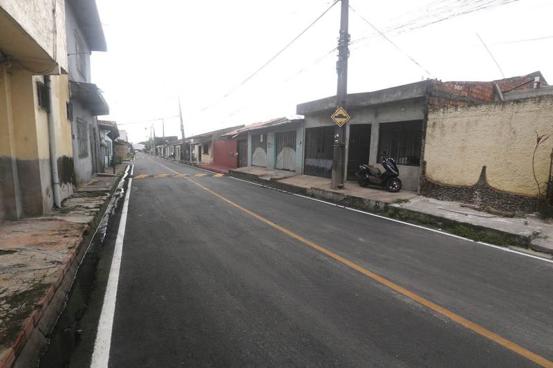 Inauguração de ruas no bairro do PAAR