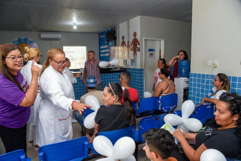 Ação Janeiro Roxo na UBS Patrícia Sarmento