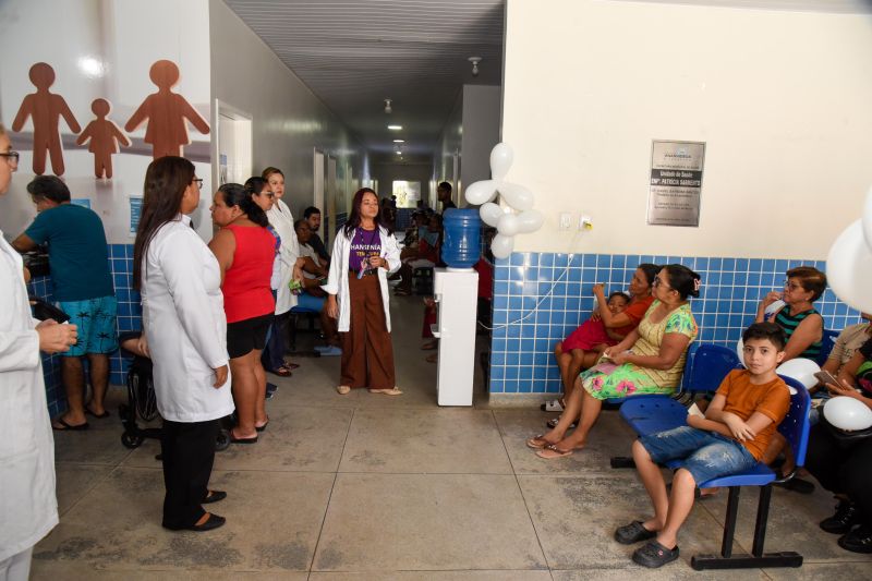 Ação Janeiro Roxo na UBS Patrícia Sarmento