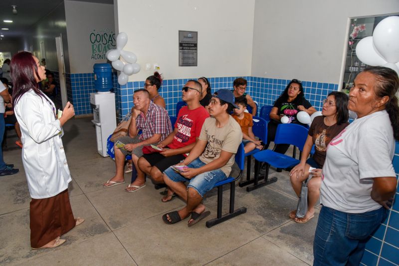 Ação Janeiro Roxo na UBS Patrícia Sarmento