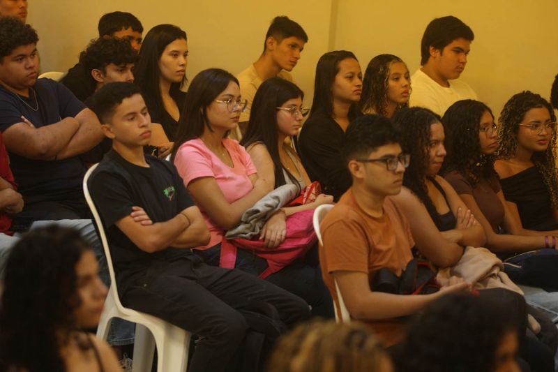 Aula inaugural do cursinho municipal de Ananindeua