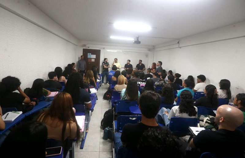 Retorno das aulas do cursinho municipal