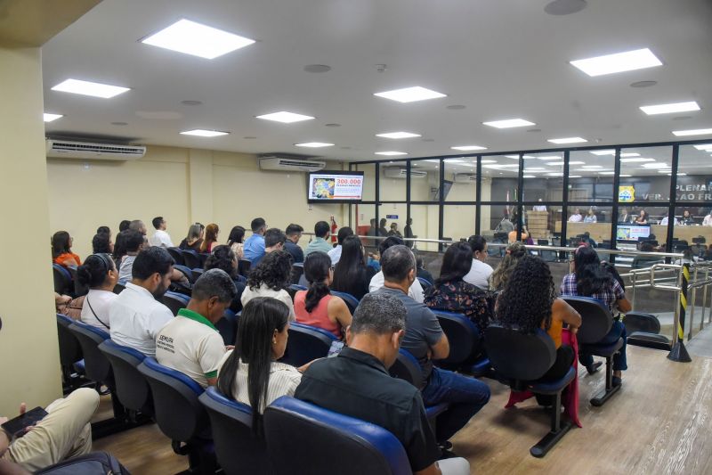 Audiência Pública no Auditório da Camara dos Vereadores