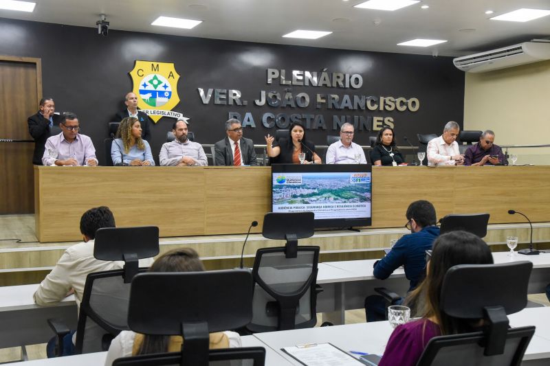 Audiência Pública no Auditório da Camara dos Vereadores