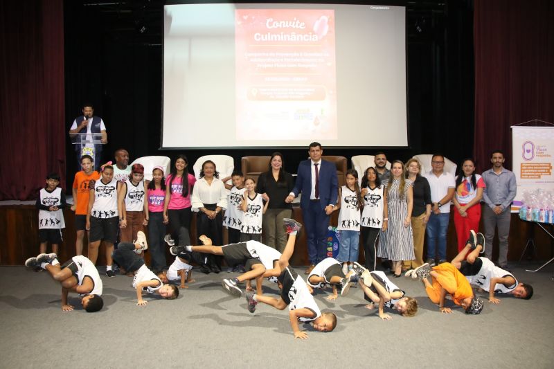 Fluxo com respeito campanha de prevenção no combate a gravidez precoce no Parque Cultural Maguary
