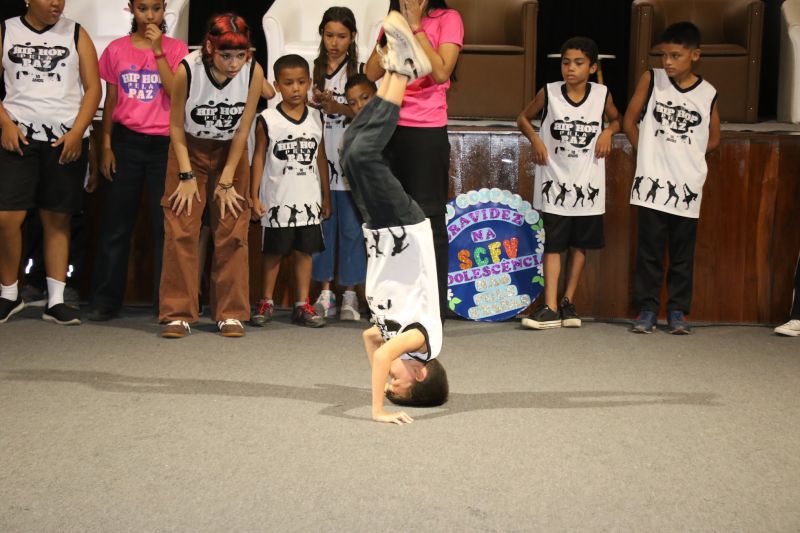 Fluxo com respeito campanha de prevenção no combate a gravidez precoce no Parque Cultural Maguary