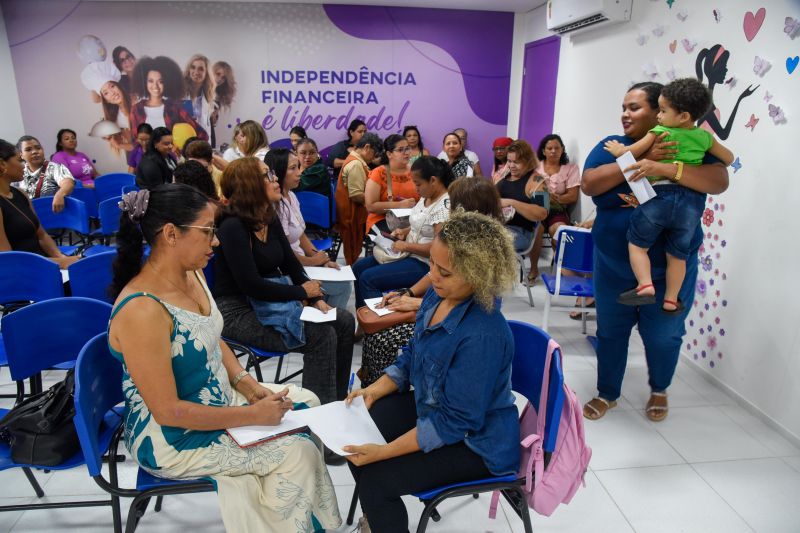 Curso de confeitaria para mulheres na Casa da Mulher Brasileira