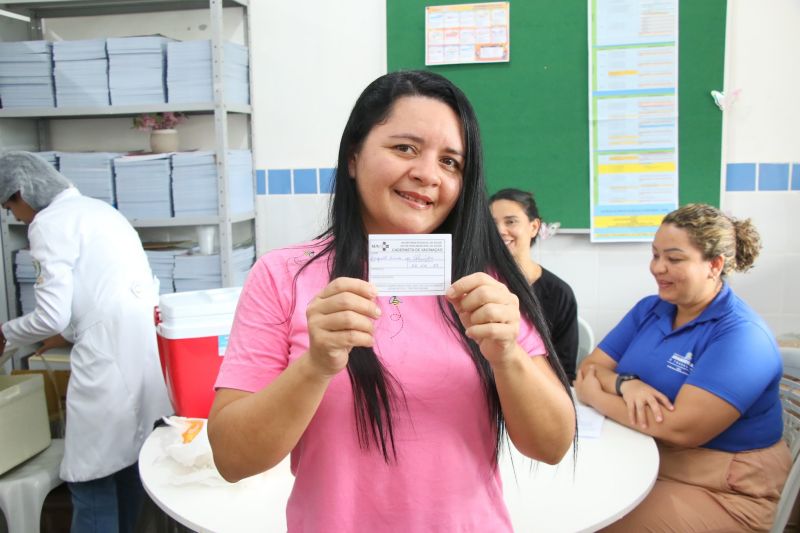 Campanha de vacinação dos servidores da educação na SEMED