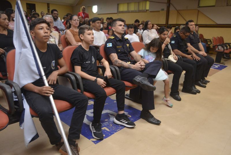 Aula inaugural do Projeto Anjos da Guarda no auditório Unama Ananindeua