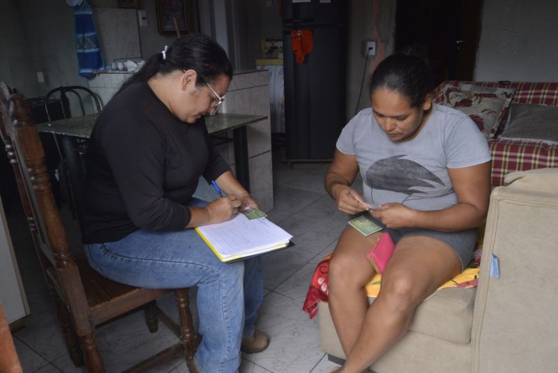 Apoio para famílias atingidas pelo alagamento no bairro do Aurá