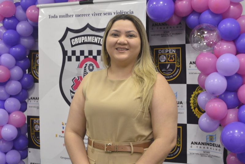 Roda de conversa para Protege Mulher na secretaria municipal de segurança Defesa Social