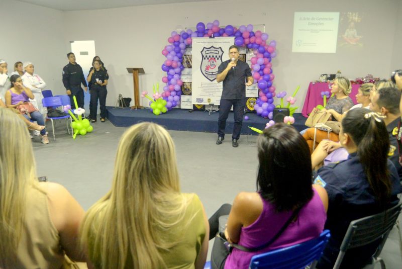 Roda de conversa para Protege Mulher na secretaria municipal de segurança Defesa Social