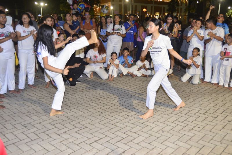 Sábado cultural mulheres no parque artes marciais no Parque Cultural Vila Maguary