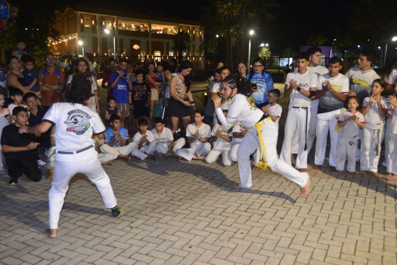 Sábado cultural mulheres no parque artes marciais no Parque Cultural Vila Maguary