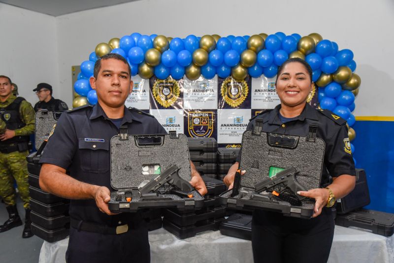 Cerimônia de entrega de armamentos aos Policias Municipais de Ananindeua