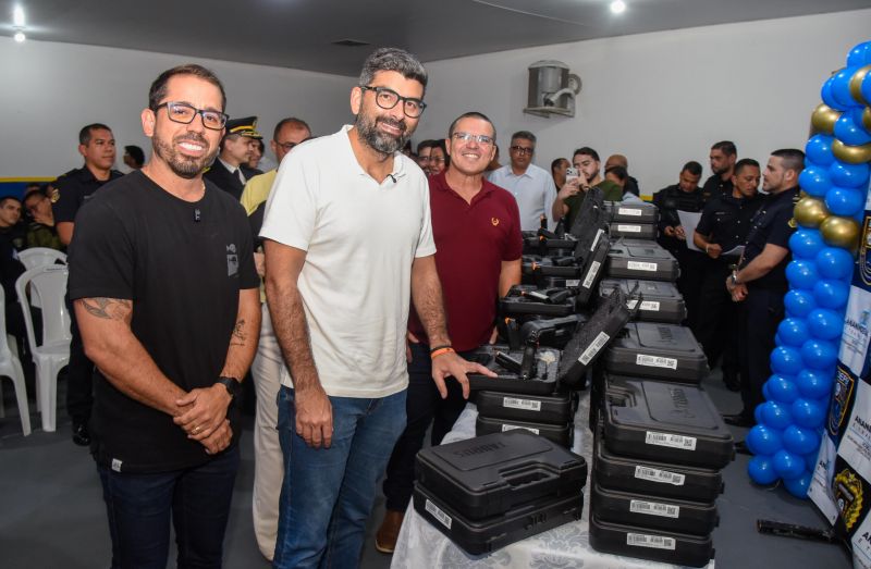 Cerimônia de entrega de armamentos aos Policias Municipais de Ananindeua