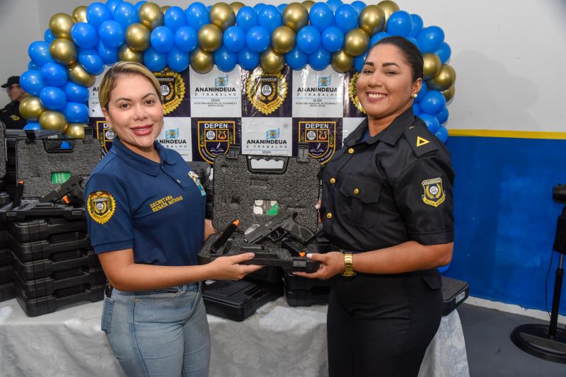 Cerimônia de entrega de armamentos aos Policias Municipais de Ananindeua