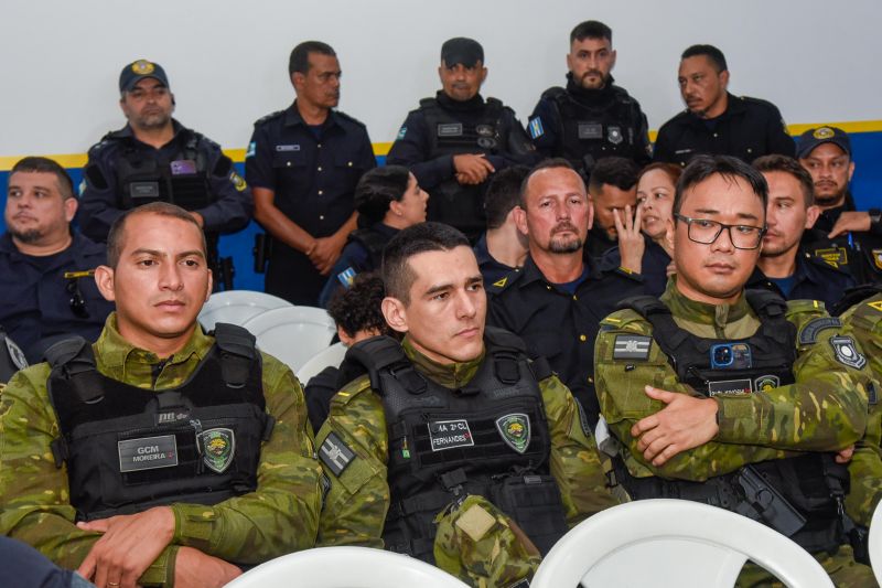 Cerimônia de entrega de armamentos aos Policias Municipais de Ananindeua