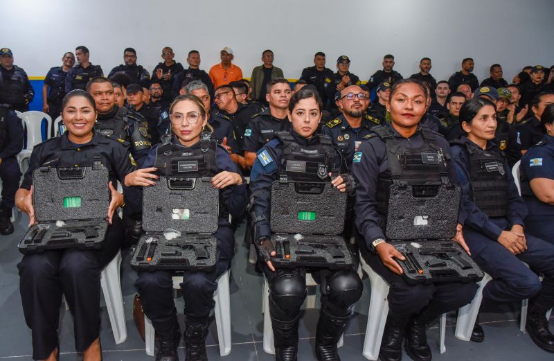Cerimônia de entrega de armamentos aos Policias Municipais de Ananindeua