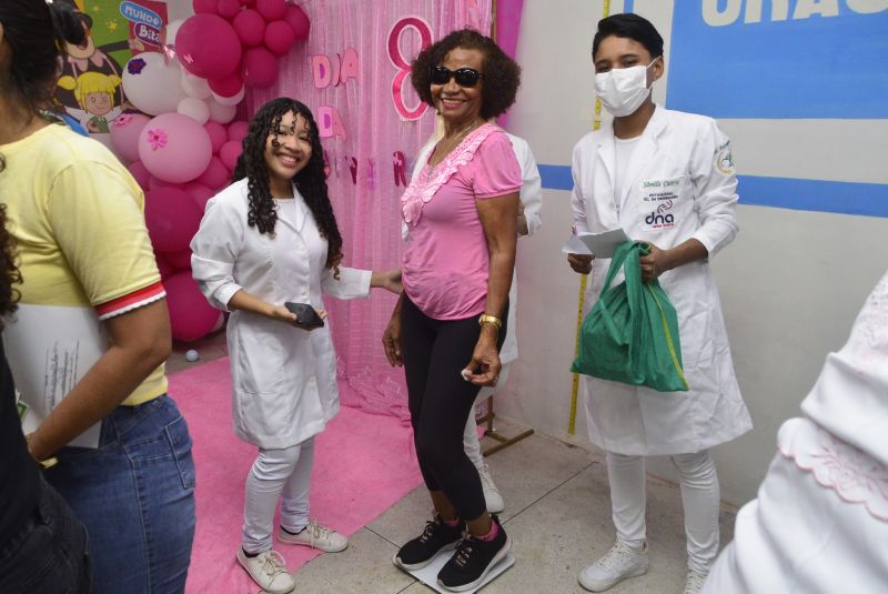 Fluxo com respeito ação mulher no CRAS Complexo da Cidade Nova VI